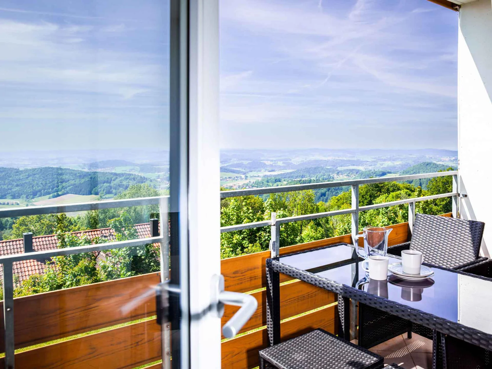 Ausblick Ferienwohnung Ferienpark Bayerischer Wald